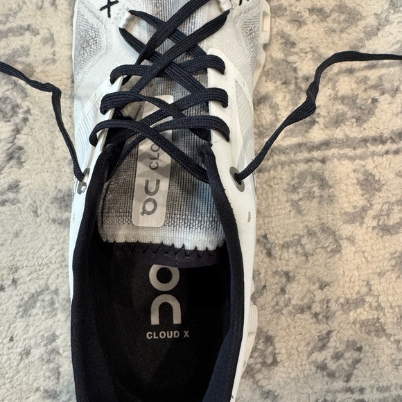 ON Running Women’s Cloud X 3 White and Black Sneakers - Picture 7 of 16